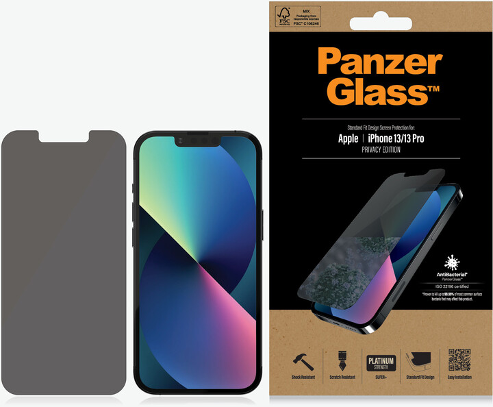 PanzerGlass ochranné sklo Privacy pro Apple iPhone 13 / 13 Pro_1004110496