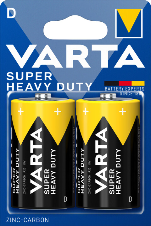 VARTA baterie Super Heavy Duty D, 2ks_571613611