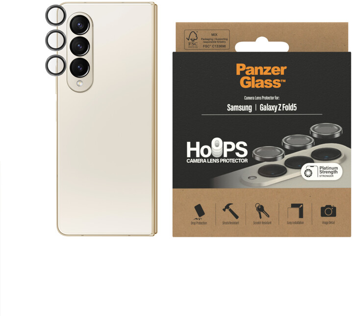 PanzerGlass HoOps ochranné kroužky pro čočky fotoaparátu pro Samsung Galaxy Z Fold5_532725940