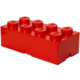 Úložný box LEGO, velký (8), červená