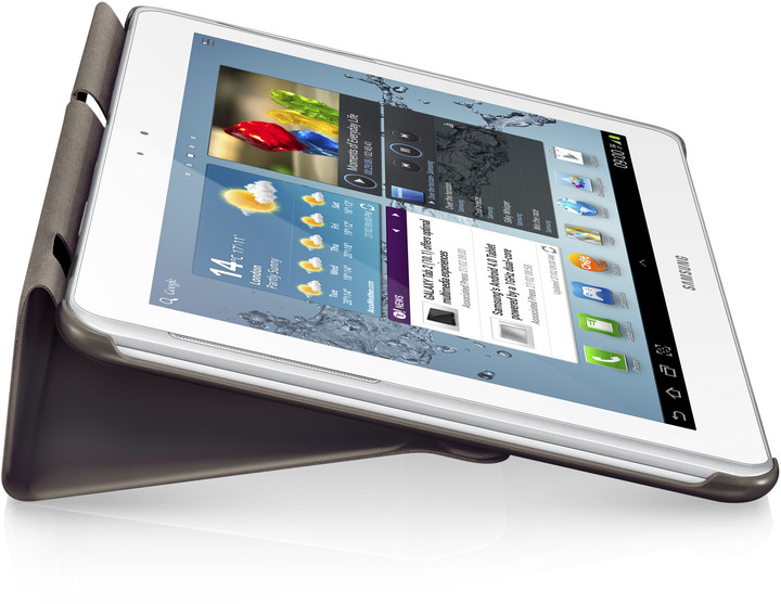 Samsung polohovací pouzdro EFC-1H8SAE pro Galaxy Tab 2, 10.1 (P5100/P5110), hnědá_1108870614