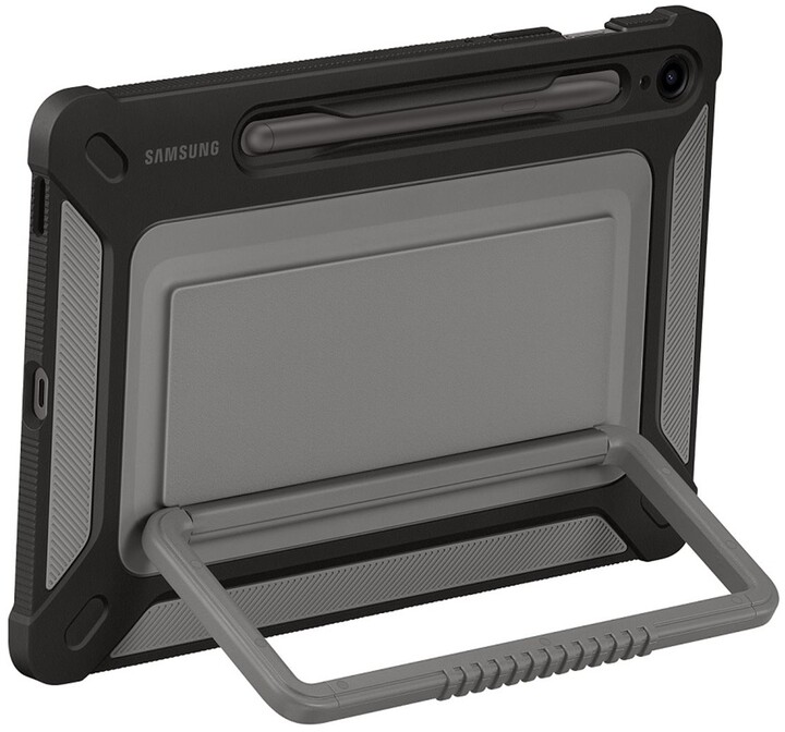 Samsung odolný zadní kryt pro Galaxy Tab S9 FE, titanová_1261712954