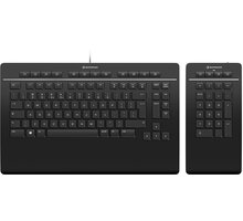 3Dconnexion Keyboard Pro s Numpad, US/INT, QWERTY