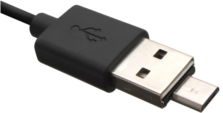 FIXED Miniaturní microUSB OTG adaptér pro mobilní telefony a tablety s pouzdrem, USB 2.0, černý_1604120862