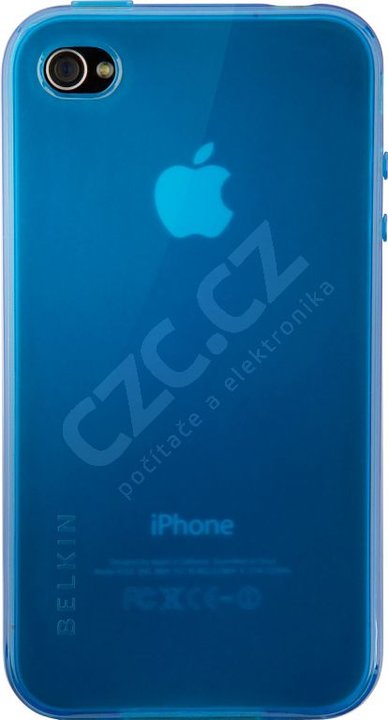 Belkin pouzdro Grip Vue pro iPhone 4, modré_507366137