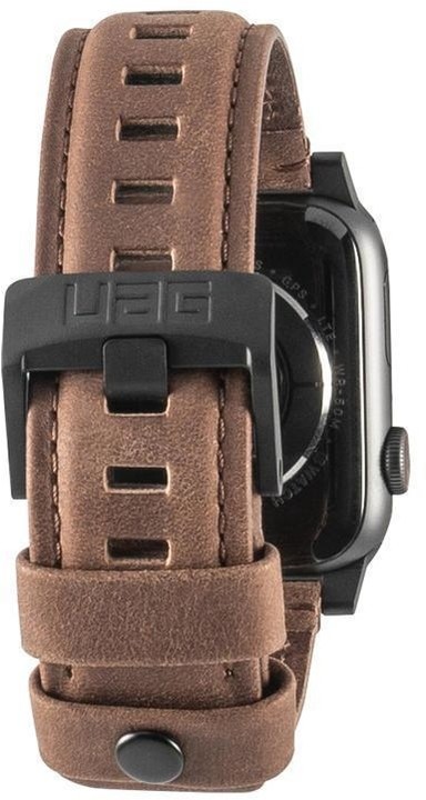 UAG Leather Strap - Apple Watch 44/42 mm, hnědá_1865022040