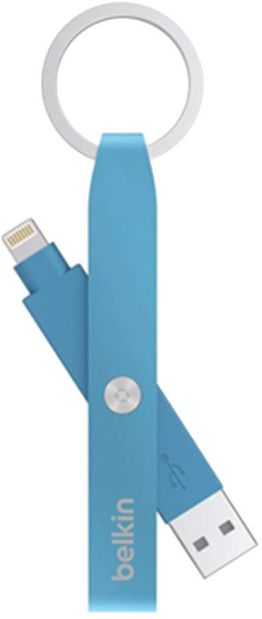 Belkin Keychain USB - Lightning konektor, modrá_1043820031