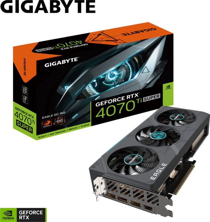 GIGABYTE GeForce RTX 4070 Ti SUPER EAGLE OC 16G, 16GB GDDR6X_1807837903
