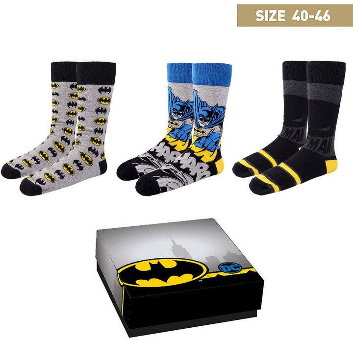 Ponožky Batman - 3 páry (40-46)_40425751