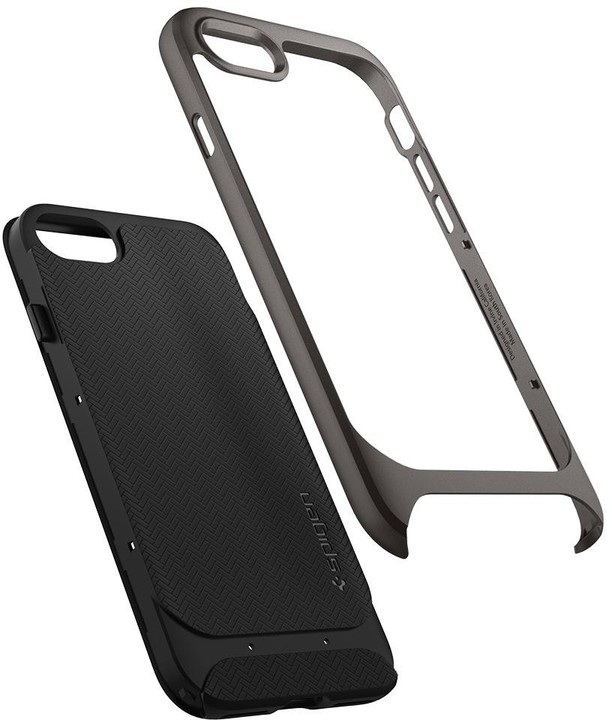 Spigen Neo Hybrid Herringbone iPhone 7/8/SE 2020, gunmetal_2126942666