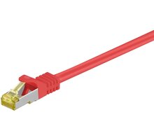 MicroConnect patch kabel S/FTP, RJ45, Cat7, 10m, červená_680479707