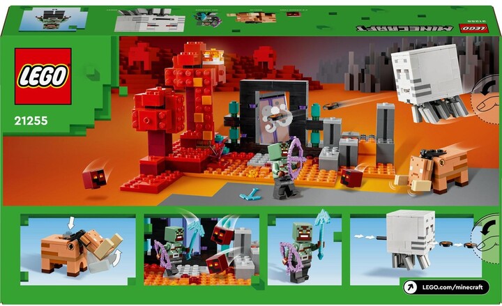LEGO® Minecraft® 21255 Přepadení v portálu do Netheru_499742617