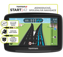 TOMTOM START 42 Europe Lifetime mapy 1AA4.002.03