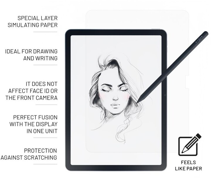 FIXED ochranné sklo PaperGlass pro Apple iPad Pro 13&quot; (2024), čirá_116847035