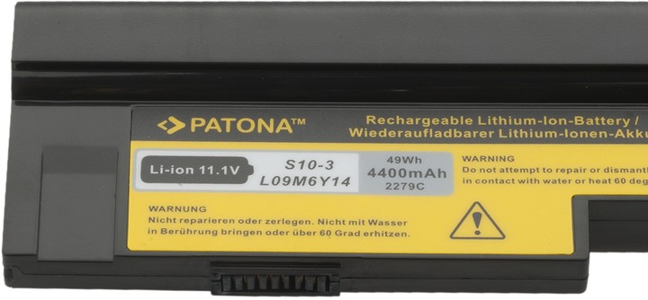 Patona baterie pro Lenovo, IdeaPad S10 4400mAh Li-Ion 11,1V černá_1710118752