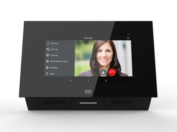 2N Indoor Touch 2.0, vnitřní jednotka, 7" panel, Android, černá