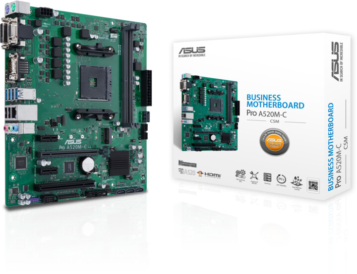 ASUS PRO A520M-C/CSM - AMD A520_360800676