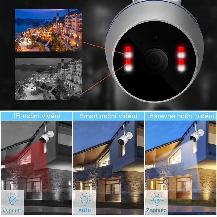IMMAX NEO LITE Smart Security venkovní kamera Bullet, IP65, RJ45, HD, 2MP, 1080p, outdoor, WiFi_1191816601