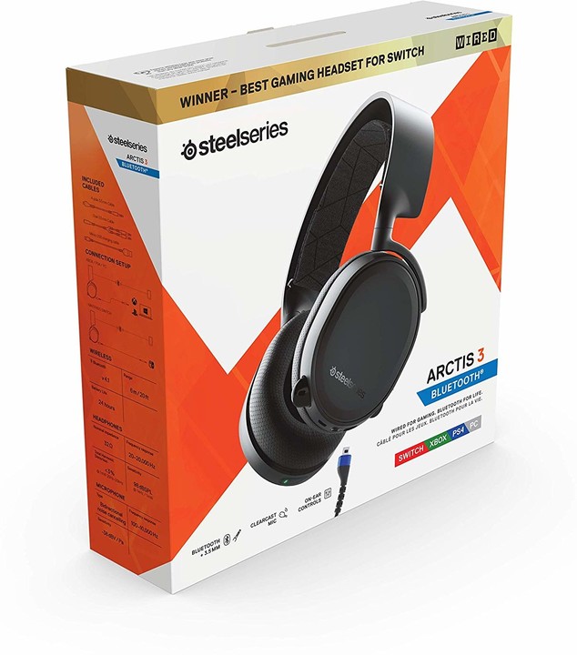 SteelSeries Arctis 3 Bluetooth (2019 Edition), černá_155588275