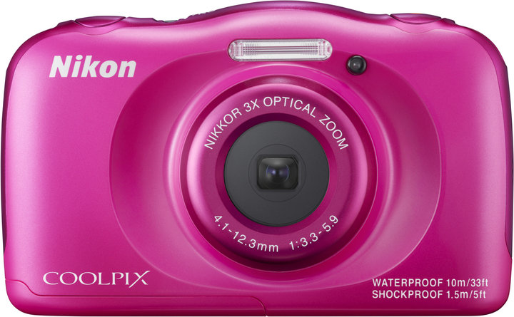 Nikon Coolpix S33, růžová + Backpack kit_701738237