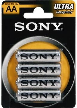 Sony Zinko - chloridové baterie - ULTRA 1,5V - 4 ks v balení - R6/AA (ULTRA)_1109136946