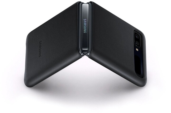 Samsung ochranný kryt Leather Cover pro Samsung Galaxy Z Flip, černý
