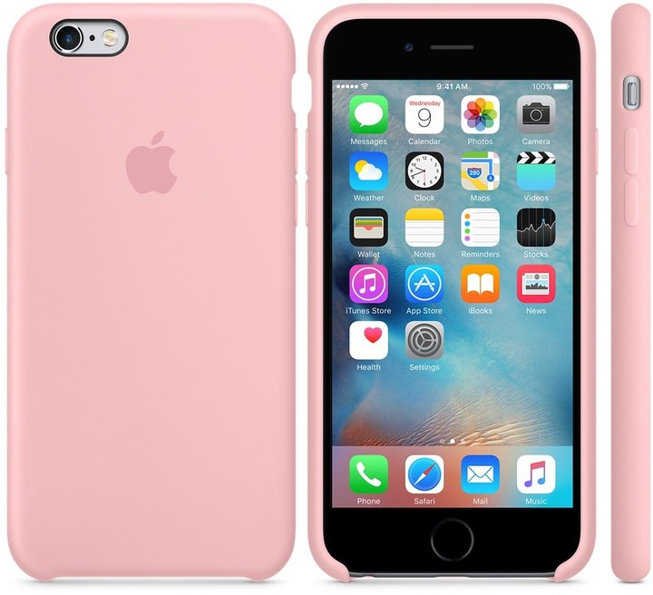Apple iPhone 6s Silicone Case, růžová_1266522995