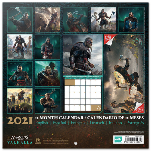 Kalendář 2021 - Assassins Creed: Valhalla_1515500359