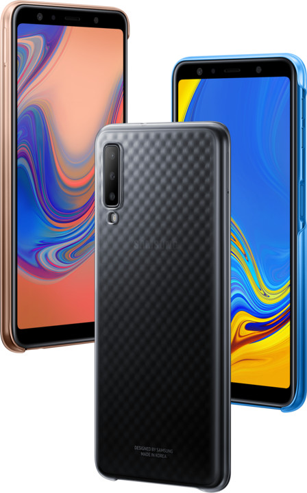 Samsung pouzdro Gradation Cover Galaxy A7 (2018), gold_15289838