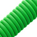 CableMod Pro Coiled Cable, USB-C/USB-A, 1,5m, Viper Green_1902414829