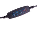 FIXED stativ s kruhovým LED svítidlem a ovládáním na USB kabelu LEDRing Lite, černá_86240852