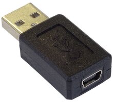 PremiumCord USB redukce A/Male - MINI USB typ B 5 PIN/Female kur-10