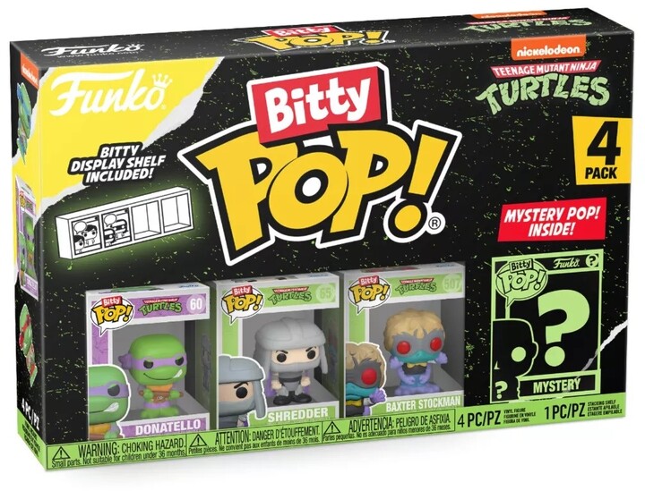 Figurka Funko Bitty POP! Želvy Ninja - Donatello 4-pack_1614818208