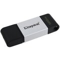 Kingston DataTraveler 80 - 128GB, černá/stříbrná_1627796497