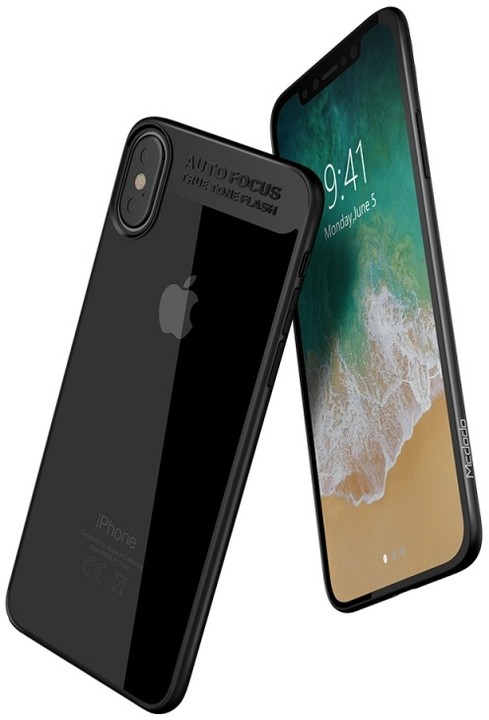 Mcdodo bumper zadní kdyt pro Apple iPhone X/XS, černá_1376244068