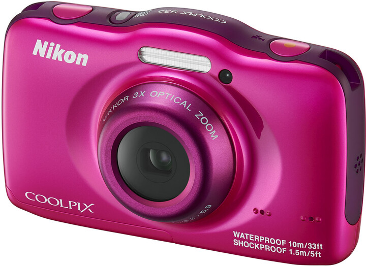 Nikon Coolpix S32, růžová_1248951194