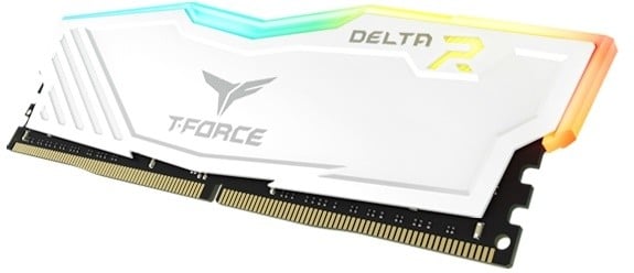 Team T-FORCE Delta RGB 16GB (2x8GB) DDR4 2666 CL15, white