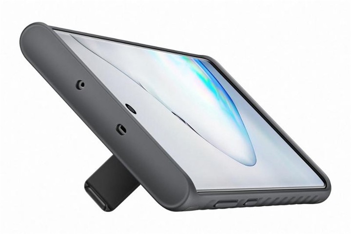 Samsung tvrzený ochranný zadní kryt se stojánkem pro Galaxy Note10, černá_1370755553