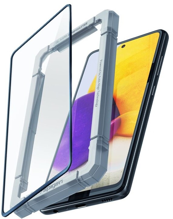 Spigen ochranné sklo AlignMaster FC pro Samsung Galaxy A72, černá_1641721745