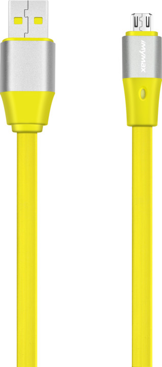 iMyMax Business Plus Micro USB Cable, žlutá_1128591242