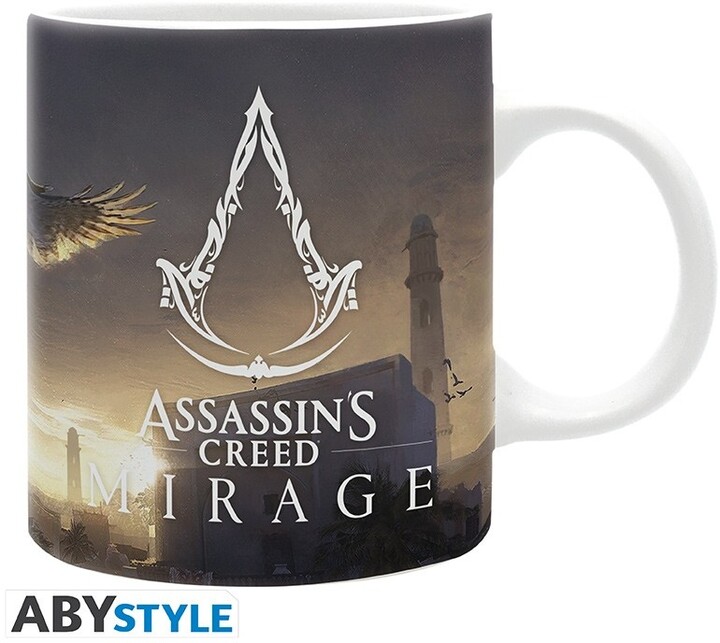 Hrnek Assassins Creed: Mirage - Basim and eagle, 320ml_1881650628