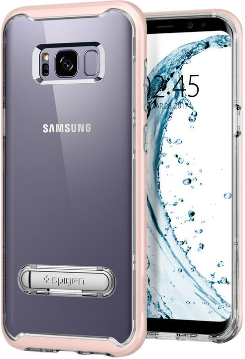 Spigen Crystal Hybrid pro Samsung Galaxy S8, pink_1536414586