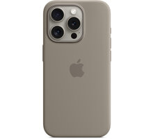 Apple Silikonový kryt s MagSafe pro iPhone 15 Pro, jílově šedá_1533423047