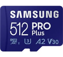 Samsung PRO Plus (2021) SDXC 512GB UHS-I U3 (Class 10) + adaptér_1937024053