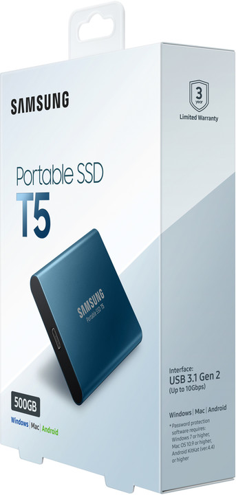 Samsung T5, USB 3.1 - 500GB