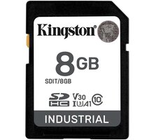 Kingston Industrial Secure Digital (SDHC), 8GB, černá SDIT/8GB