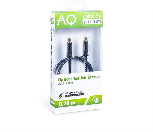 AQ Premium PA50007 optický Toslink kabel, délka 0,75 m_1975333807