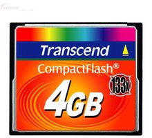 Transcend CompactFlash 133x 4GB Poukaz 200 Kč na nákup na Mall.cz