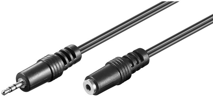 PremiumCord kabel prodlužovací Jack 2.5mm- Jack 2.5mm M/F 2m_380182857