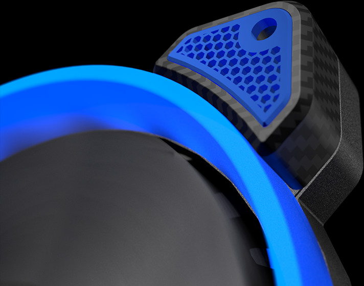 Cougar VORTEX LED, modrá, 120mm